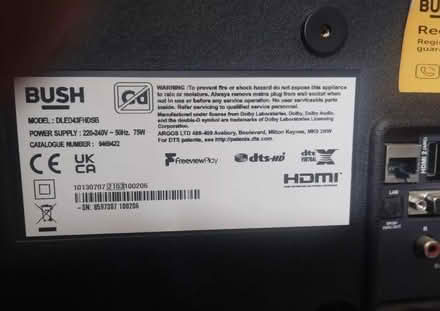 Photo of free Bush Smart TV (stopped working) (HA3) #2