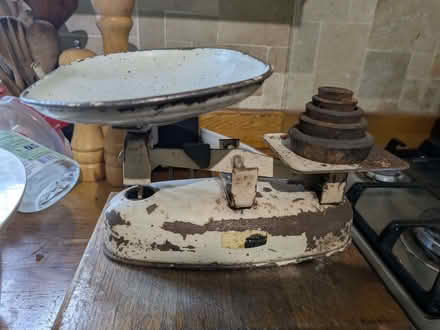 Photo of free Vintage kitchen scales and weights (University of Bedfordshire Polhill Campus MK41) #1