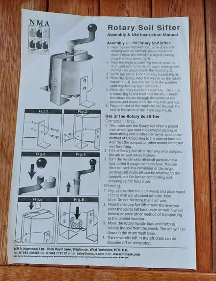 Photo of free Rotary Soil sifter (Malvern Link WR14) #2