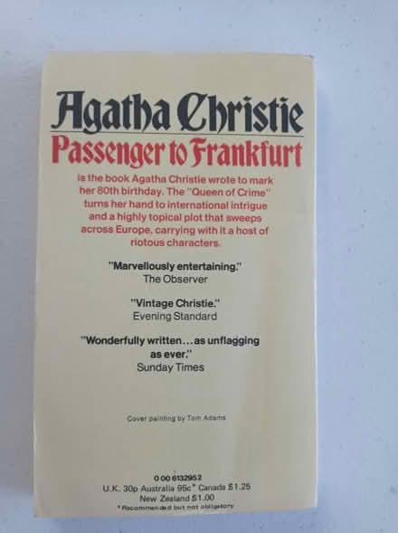 Photo of free Old Agatha Christie book (Central Milton Keynes MK9) #3