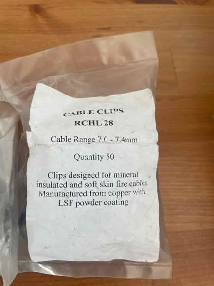 Photo of free Black cable clips (E4) #3
