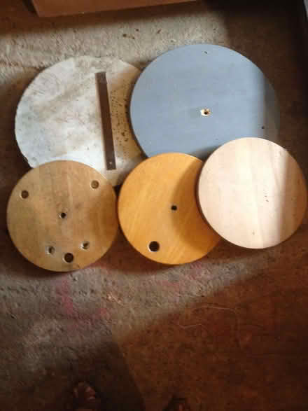 Photo of free 5 round pieces of wood (Quinton B32) #1