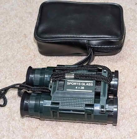 Photo of free Small plastic binoculars in zip case. (AB22) #2