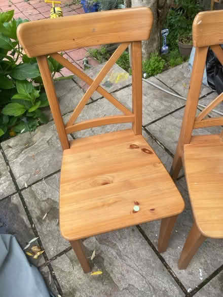 Photo of free Wooden chairs x 4 (Penylan CF23) #2