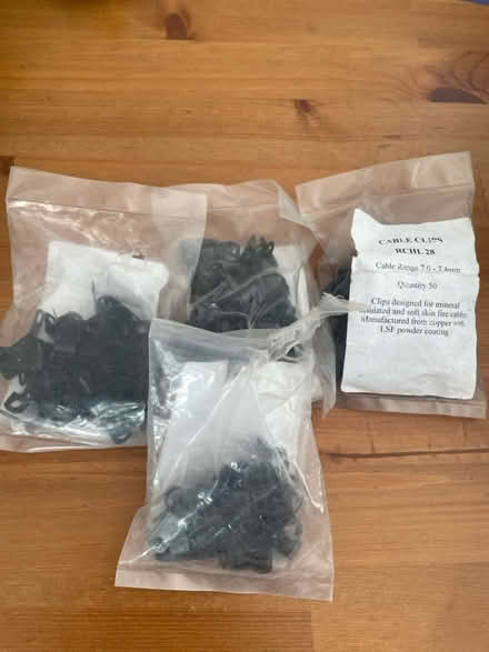 Photo of free Black cable clips (E4) #2