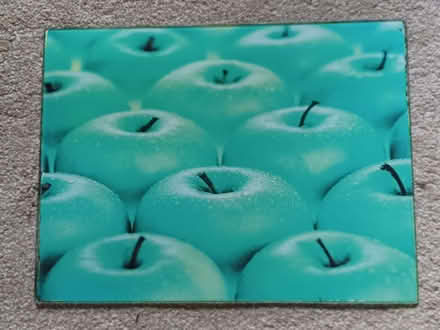 Photo of free Glass chopping board with apples design (Primrose LA1) #1
