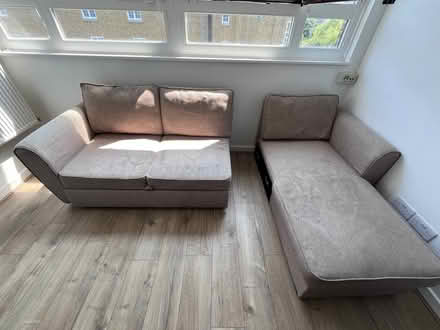 Photo of free L shaped sofa bed (N1) #3