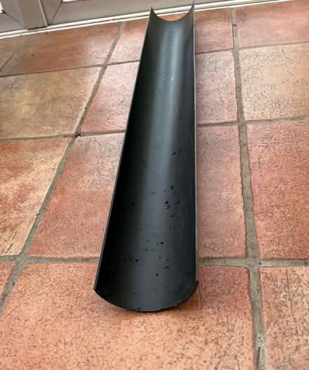 Photo of free 4 Lengths of black plastic gutter (Gosforth) #1