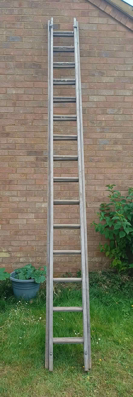 Photo of free Old Wooden Ladders (New Mill HP23) #1