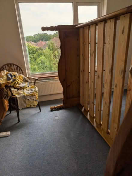 Photo of free Solid wooden bed frame (DA7) #2