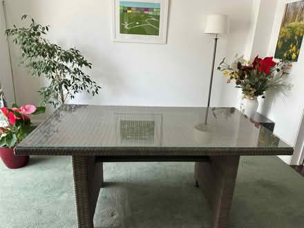 Photo of free Rattan Dining Table (Dussindale NR7) #1