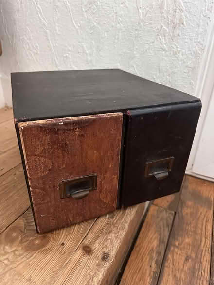 Photo of free CD store - Vintage record card box (Shoreham BN43) #1