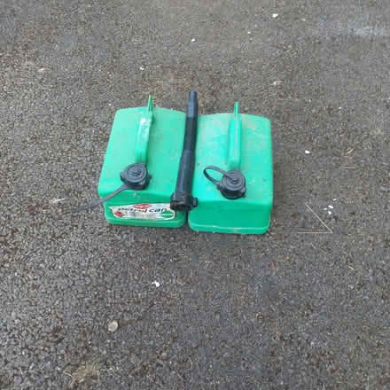 Photo of free 2 x 5 ltr petrol cannisters, only 1 hose (Charlton Kings GL52) #1