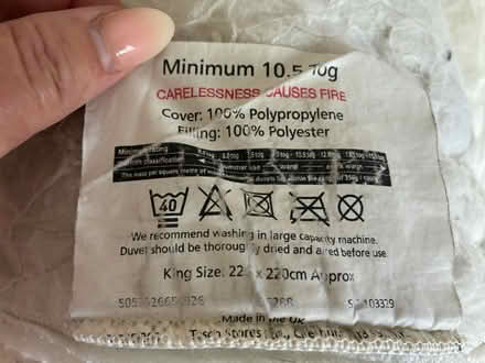 Photo of free King size duvet (Old town SG1) #1