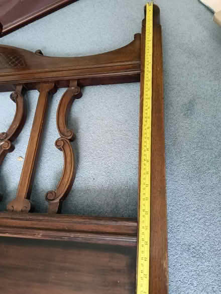 Photo of free Antique Double bed-frame (Welwyn AL6) #4