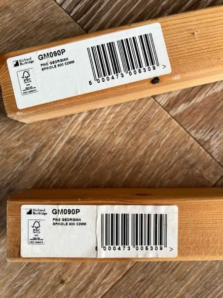 Photo of free Georgian style stair spindles (Barnard's Green WR14) #3