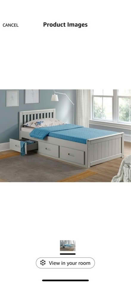 Photo of free Single grey storage bed (Southport PR8) #1