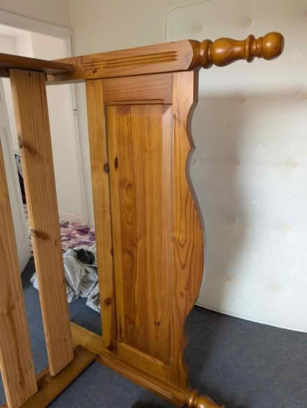 Photo of free Solid wooden bed frame (DA7) #3