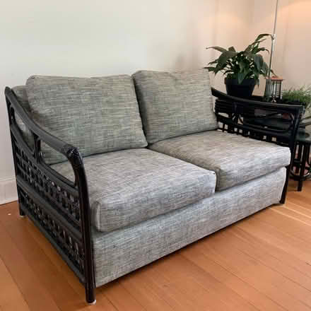Photo of free Rattan loveseat (West Seattle Admiral) #2