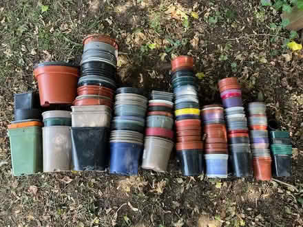Photo of free Plastic plant pots & trays (Cambridge GL2) #1