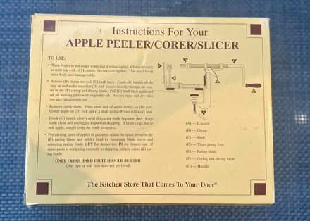 Photo of free Apple Peeler / Corer / Slicer (Near Birch & Bear Valley) #3