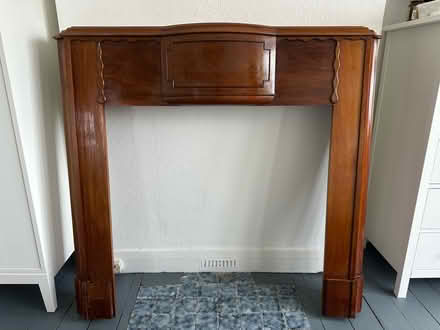 Photo of free Mahogany Fireplace Surround (Worcester Park) #1
