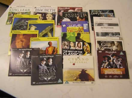 Photo of free 18 Misc DVDs (from Telegraph) (West Moors) #1