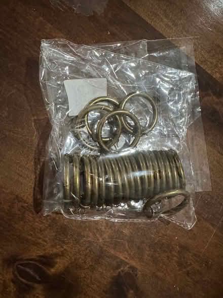 Photo of free Brass curtain rings (Cambridge station area) #1