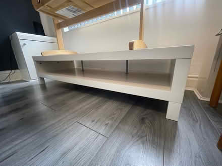 Photo of free White Low Level TV Stand (L4) #1