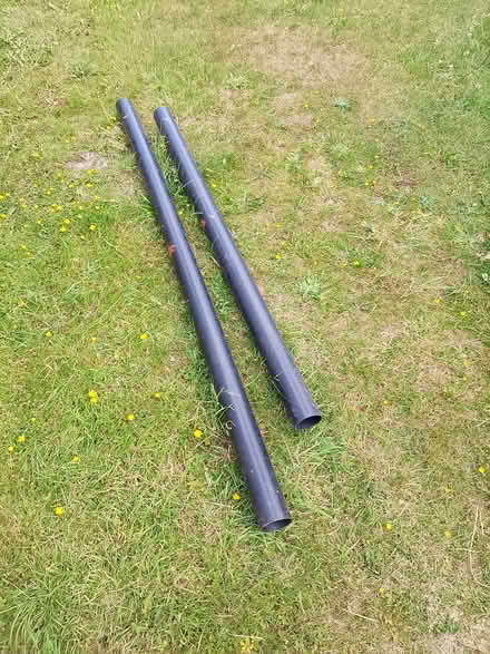 Photo of free x2 black pipes (Emsworth PO10) #1