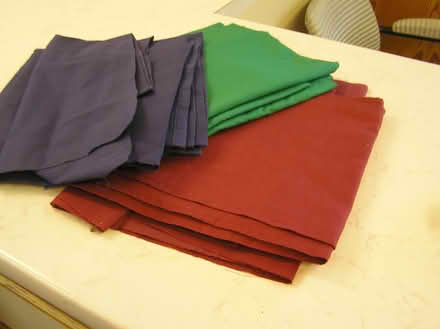 Photo of free Offcuts polycot coloured sheeting (West Moors) #1