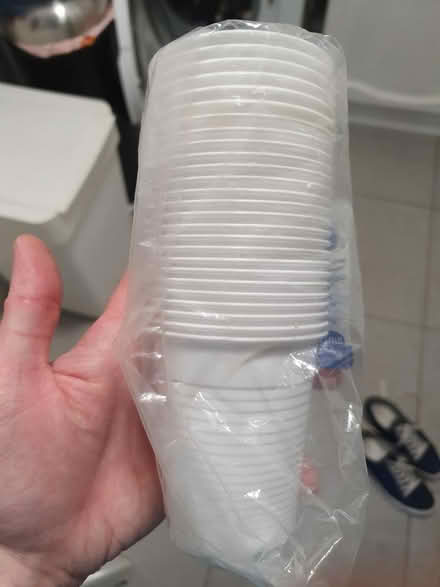 Photo of free Approx 25 disposable plastic cups (Adel LS16) #2