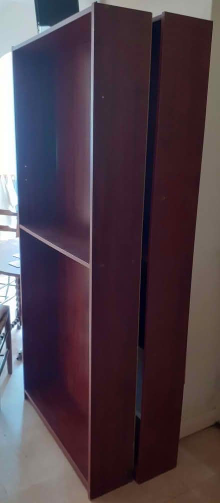 Photo of free 2x full height bookcases (5 adjustable shelves plus base) (Highway SL6) #1