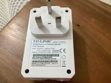 Photo of free TP Link AV500 Powerline Adapter (Long Hanborough OX29) #3