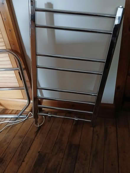 Photo of free Two chrome electric towel rails (Chirnside, TD11 3UJ) #2