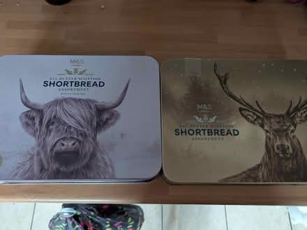 Photo of free Tins x 2 empty m&S shortbread Tins (Shippon OX13) #1