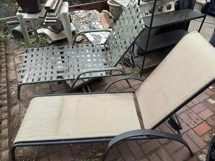 Photo of free Lawn chairs (East Cambridge across Rink) #1