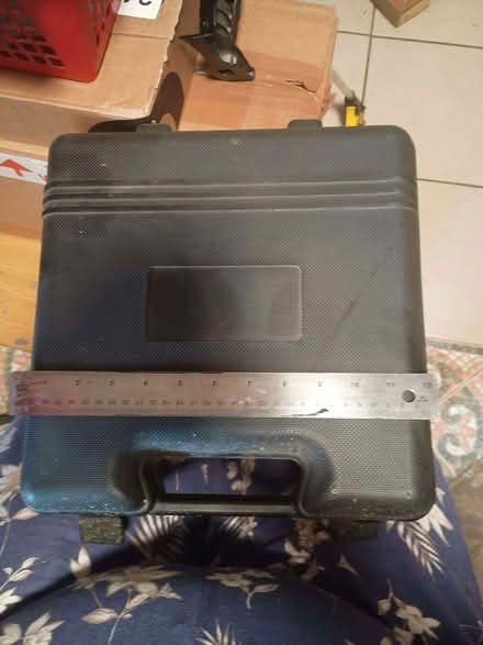 Photo of free 2 black plastic tool cases, both fasten - NO tools (Billing Road East area) #1