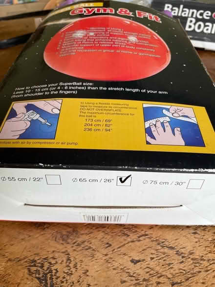 Photo of free Gym/Fit Super Ball (Allestree Park DE22) #4