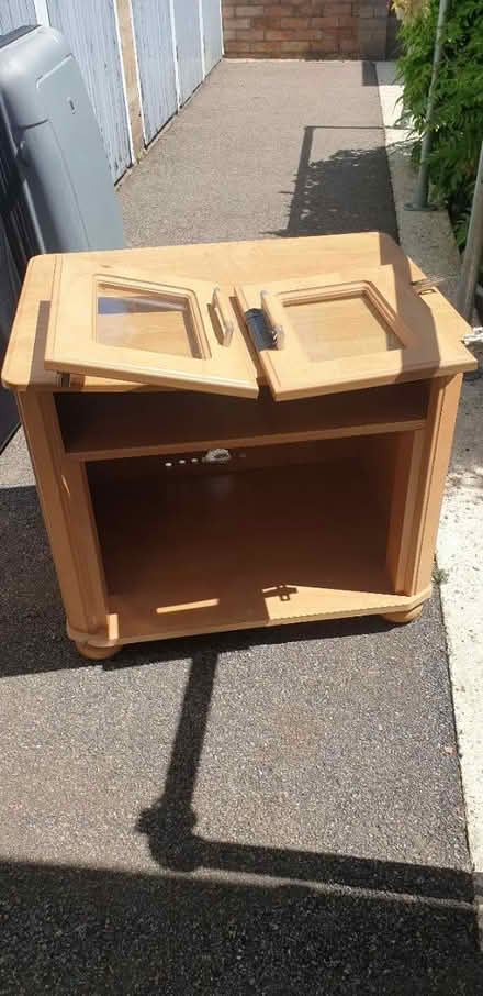 Photo of free Tv cabinet with doors (Romford RM3) #1