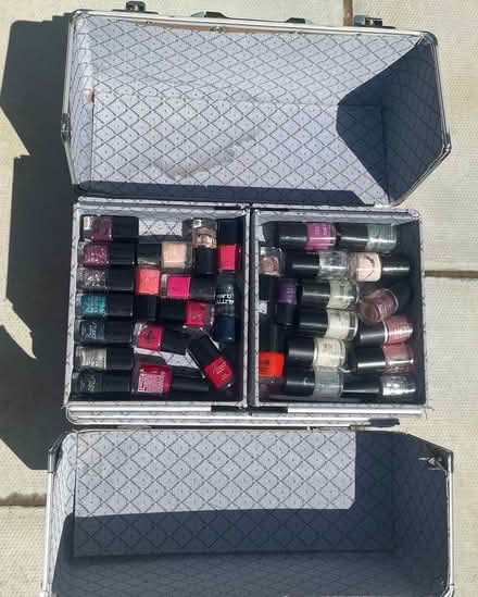 Photo of free Pink vanity case & nail varnishes (Orpington BR5) #3