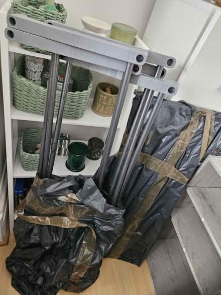 Photo of free Garden/metal shelves (TN34) #1