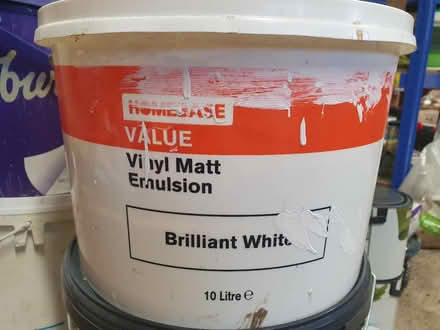 Photo of free Homebase matt emulsion white paint (Adel LS16) #1
