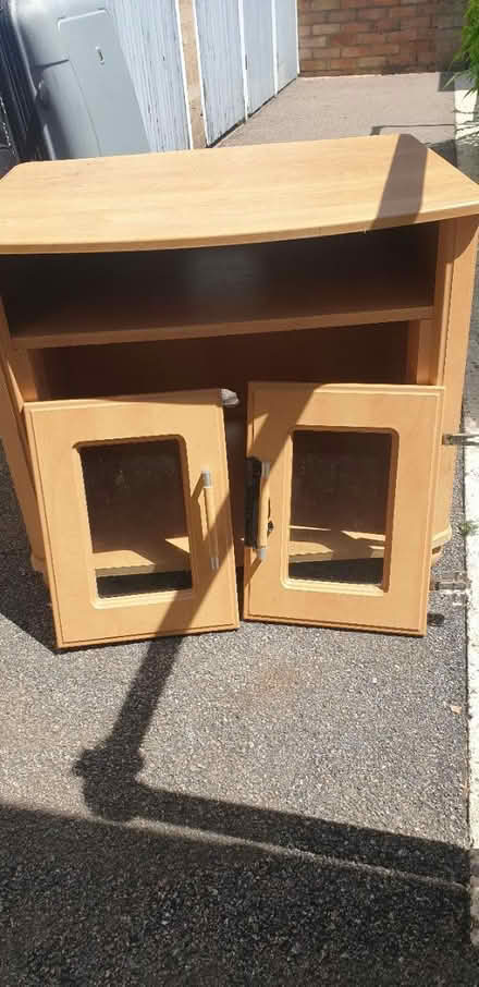 Photo of free Tv cabinet with doors (Romford RM3) #2