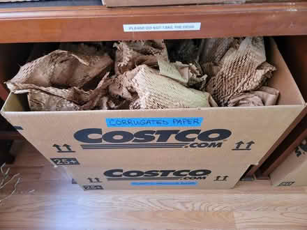 Photo of free Brown Corrugated Paper (West 7th) #1