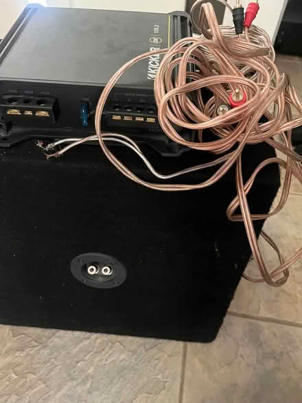 Photo of free Kicker subwoofer for car (Newton Highlands) #1
