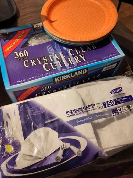 Photo of free Disposable picnicware (GU4 Merrow) #1