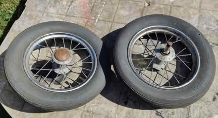 Photo of free Vintage 12.5" rims wheels Trailer (Potters Bar EN6) #1