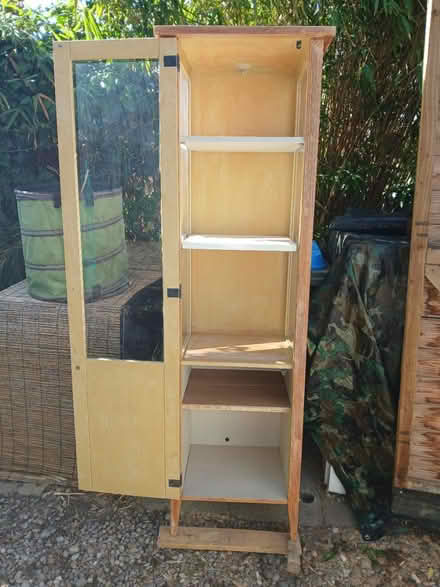 Photo of free Tall glass fronted cabinet (TW12) #2