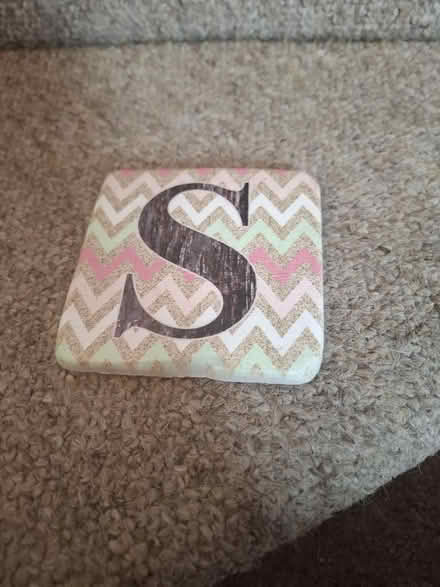 Photo of free Coaster with S on it (Seaside BN22) #1